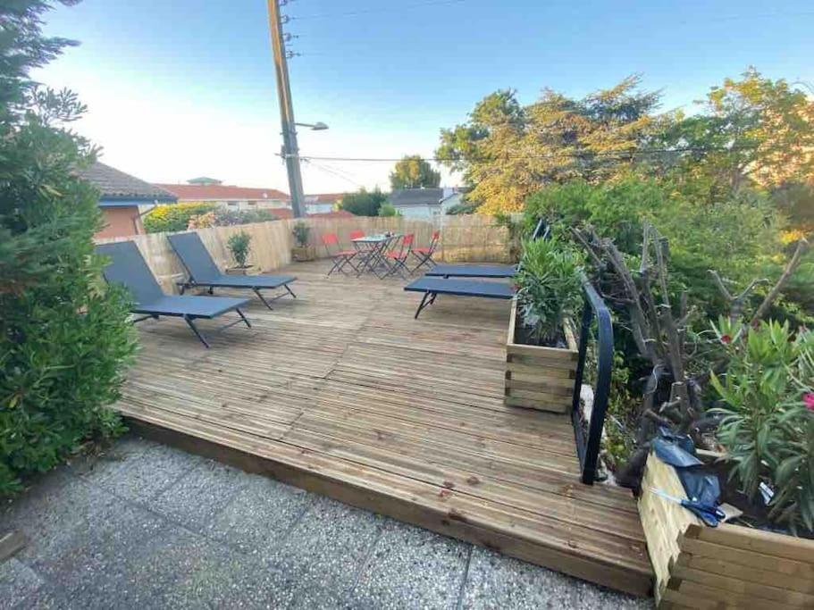 Maison A Arcachon Avec Piscine Hors-Sol Luaran gambar